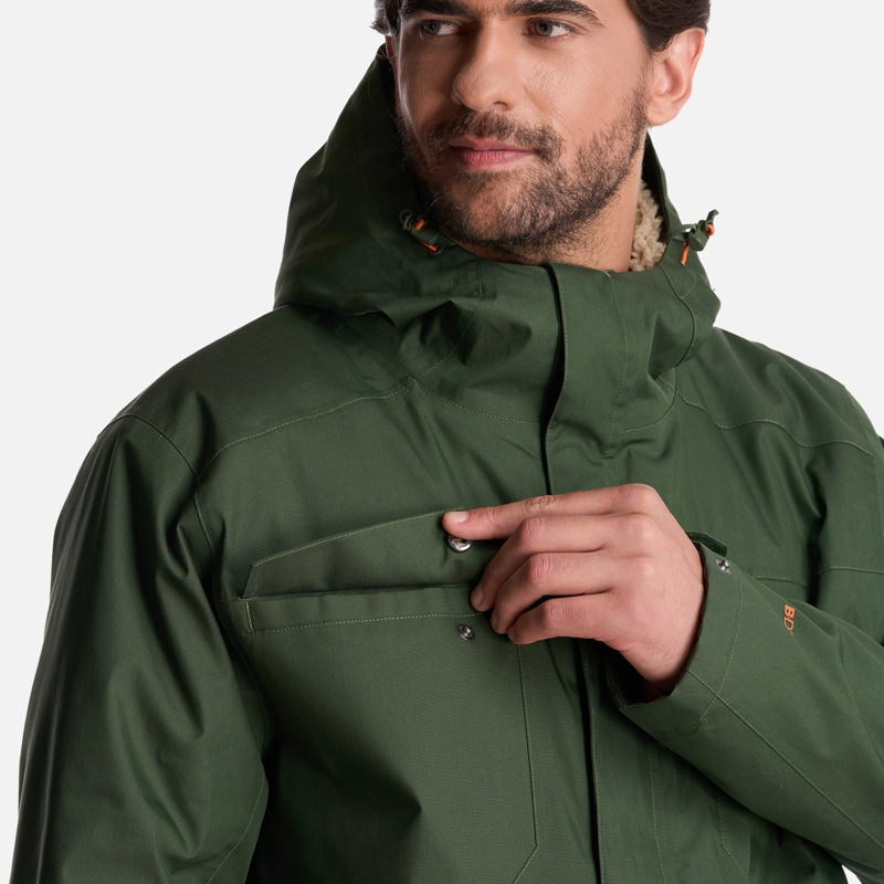 CHAQUETA HOMBRE YAK VERDE MILITAR HAKA HONU - 7