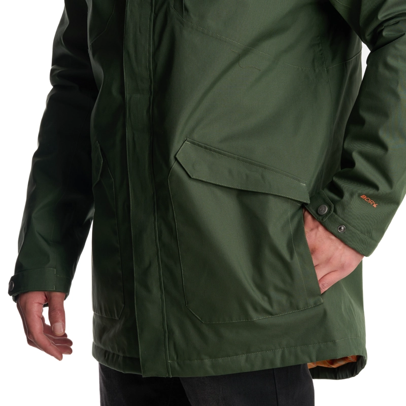 CHAQUETA HOMBRE YAK VERDE MILITAR HAKA HONU - 9