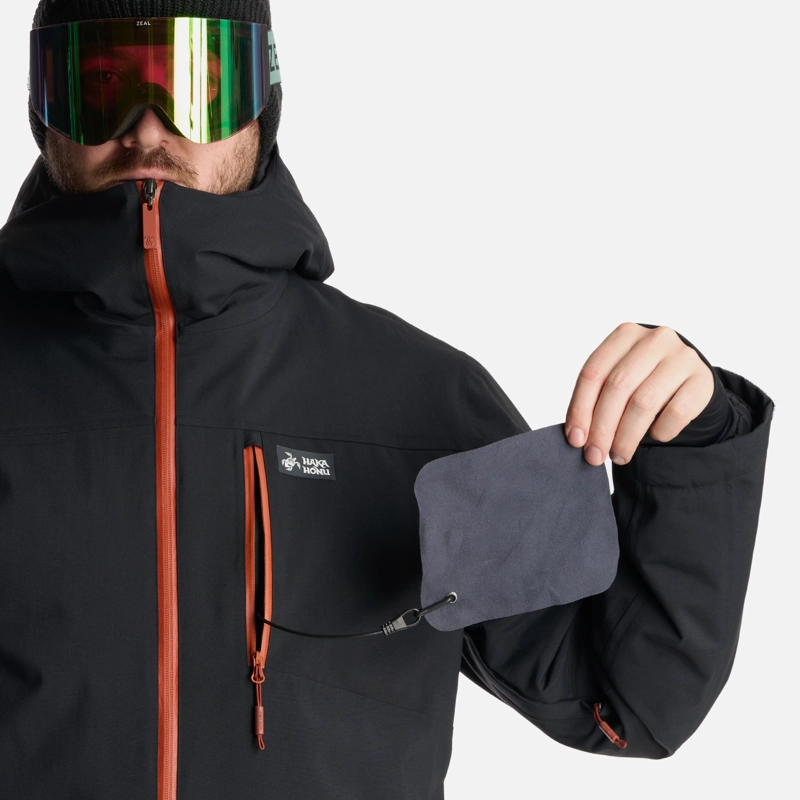 CHAQUETA HOMBRE YETI NEGRO HAKA HONU I24 - 8