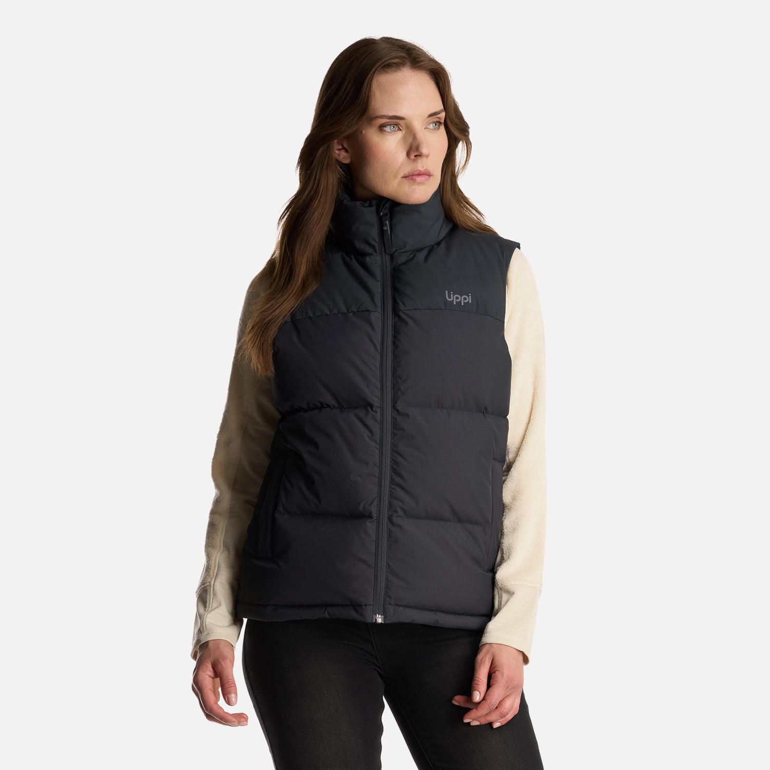 CHAQUETA MUJER URBAN DOWN JACKET VEST NEGRO LIPPI - 1