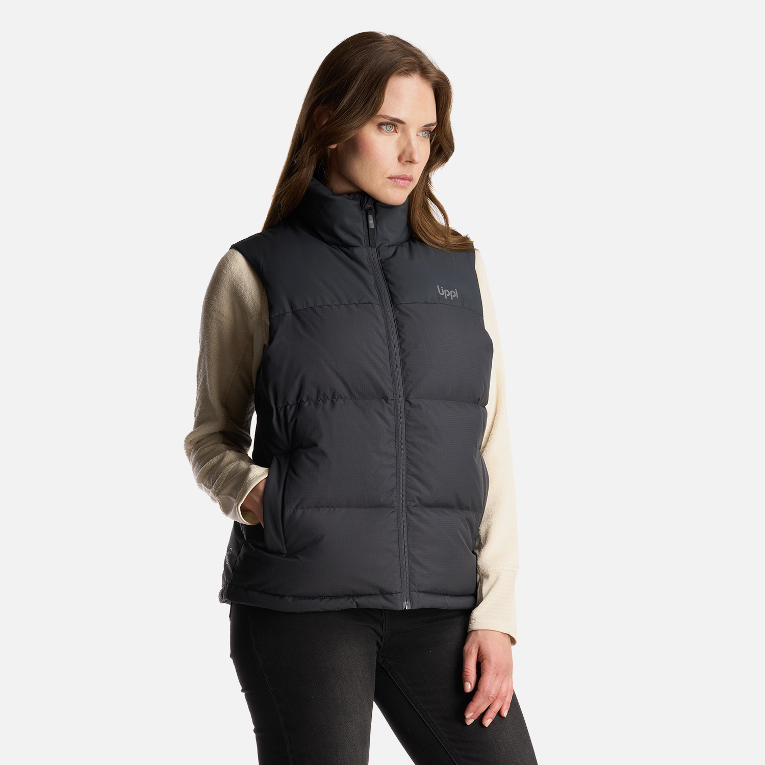 CHAQUETA MUJER URBAN DOWN JACKET VEST NEGRO LIPPI - 2