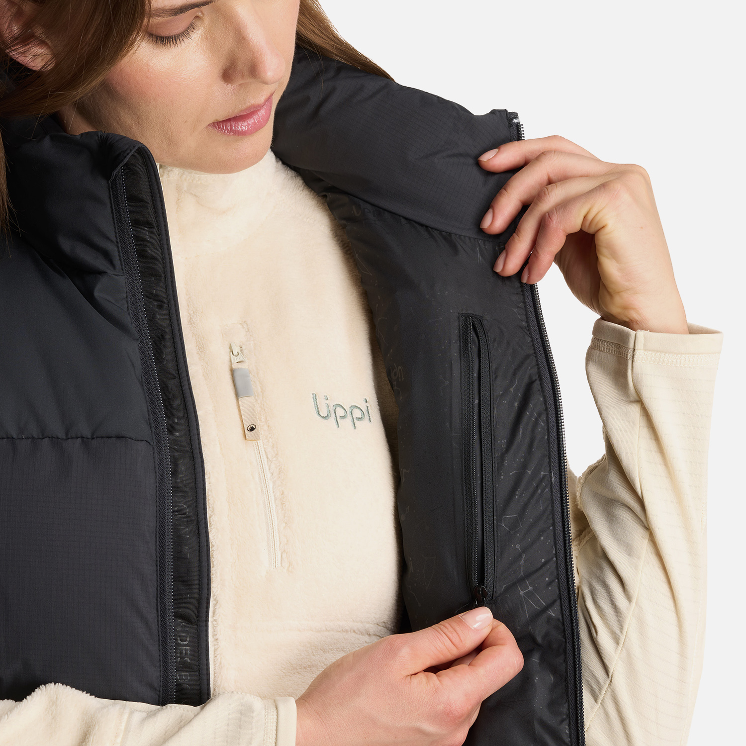 CHAQUETA MUJER URBAN DOWN JACKET VEST NEGRO LIPPI - 7