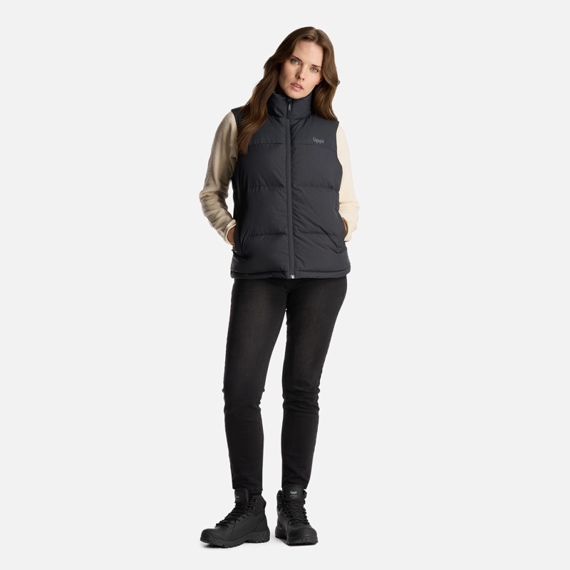 CHAQUETA MUJER URBAN DOWN JACKET VEST NEGRO LIPPI - 8