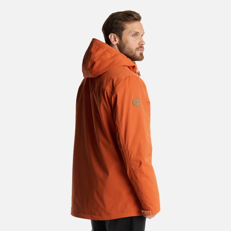 CHAQUETA HOMBRE DAYBREAK B-DRY JACKET NARANJO OSCURO LIPPI - 4