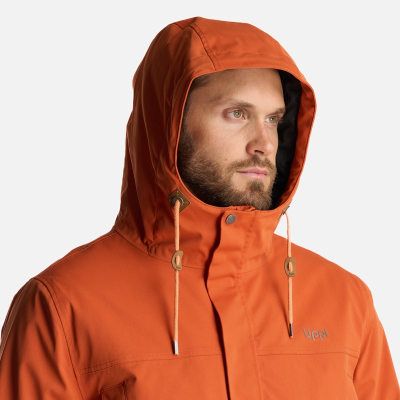 CHAQUETA HOMBRE DAYBREAK B-DRY JACKET NARANJO OSCURO LIPPI - 5