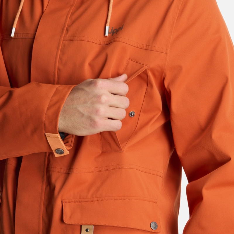 CHAQUETA HOMBRE DAYBREAK B-DRY JACKET NARANJO OSCURO LIPPI - 6