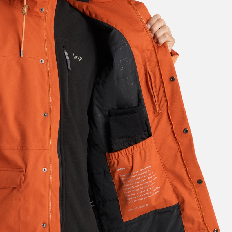 CHAQUETA HOMBRE DAYBREAK B-DRY JACKET NARANJO OSCURO LIPPI - 8