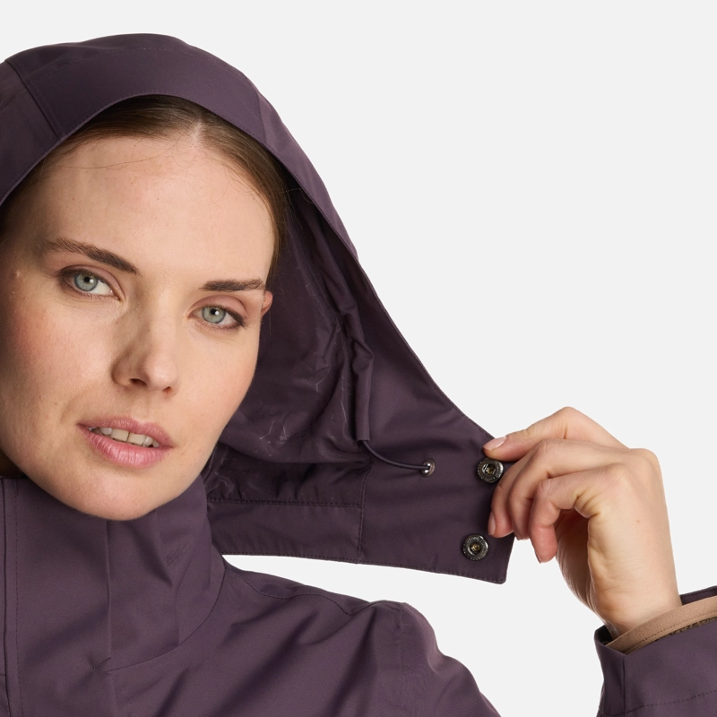 CHAQUETA MUJER TRES CRUCES FUSION-3 HOODY JACKET MORADO OSCURO LIPPI - 6