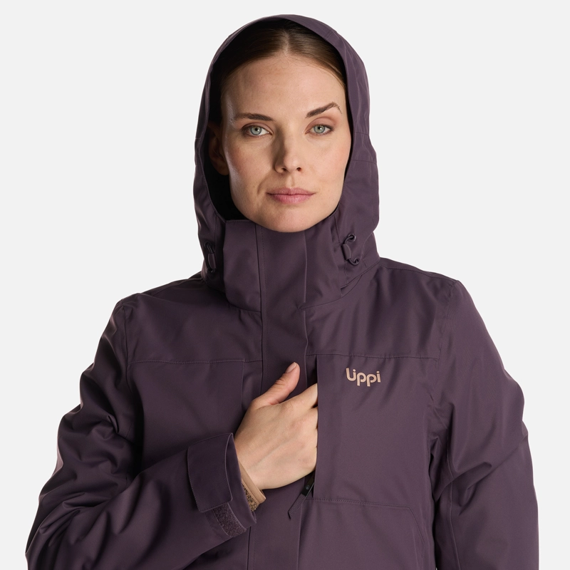 CHAQUETA MUJER TRES CRUCES FUSION-3 HOODY JACKET MORADO OSCURO LIPPI - 8