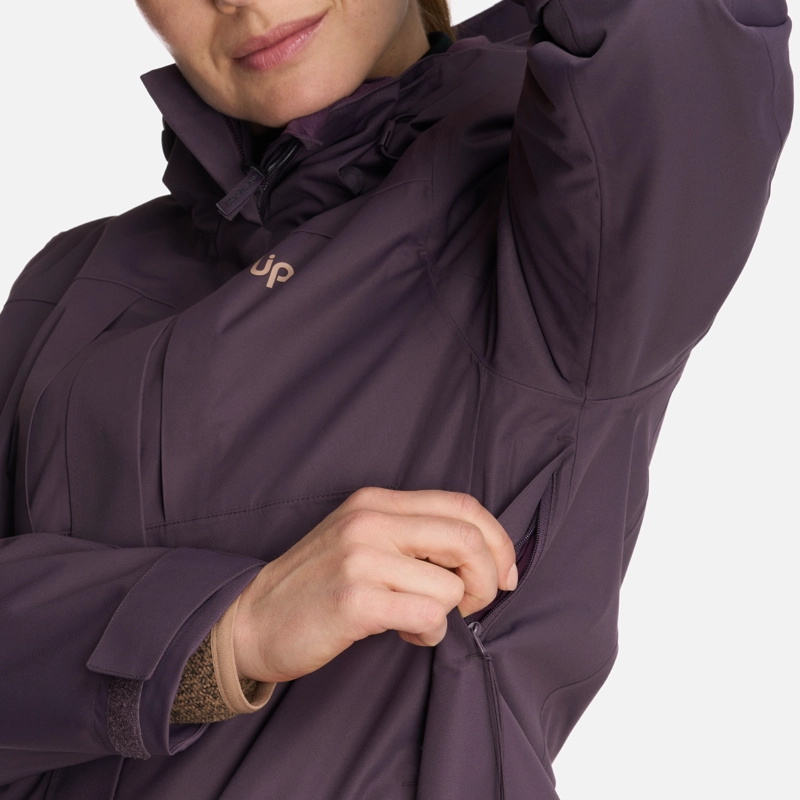 CHAQUETA MUJER TRES CRUCES FUSION-3 HOODY JACKET MORADO OSCURO LIPPI - 9
