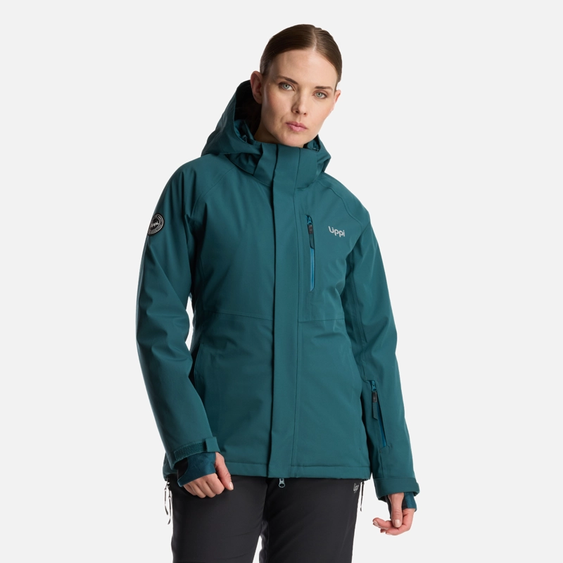 CHAQUETA MUJER ANDES B-DRY HOODY JACKET VERDE BOSQUE LIPPI - 2