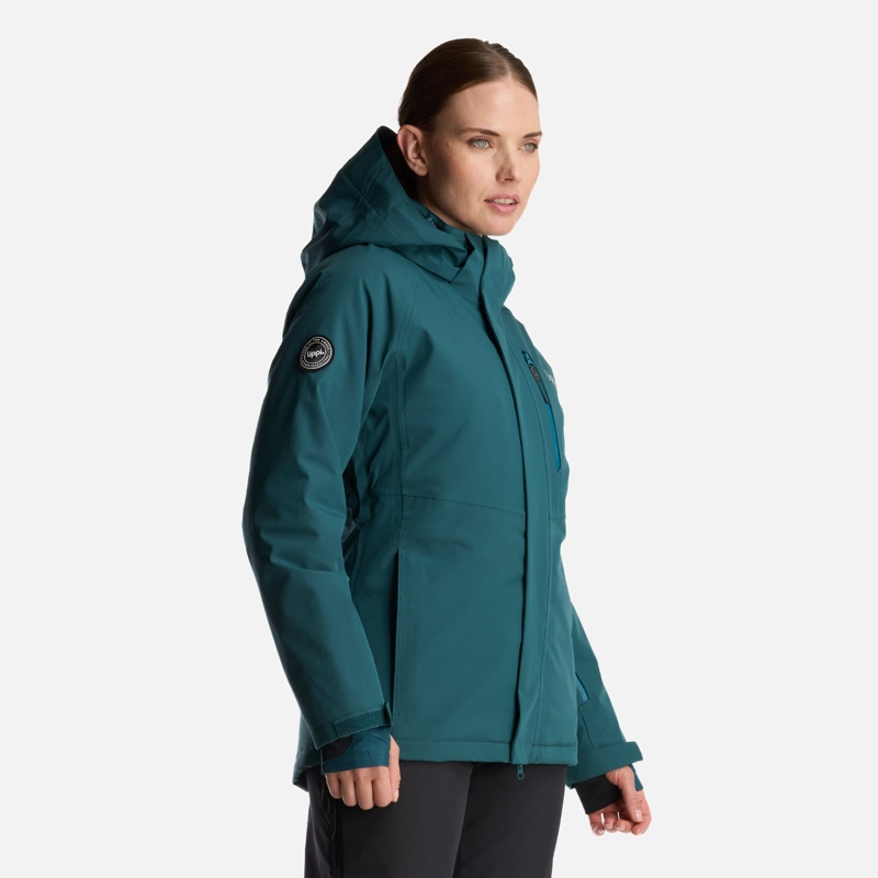 CHAQUETA MUJER ANDES B-DRY HOODY JACKET VERDE BOSQUE LIPPI - 3
