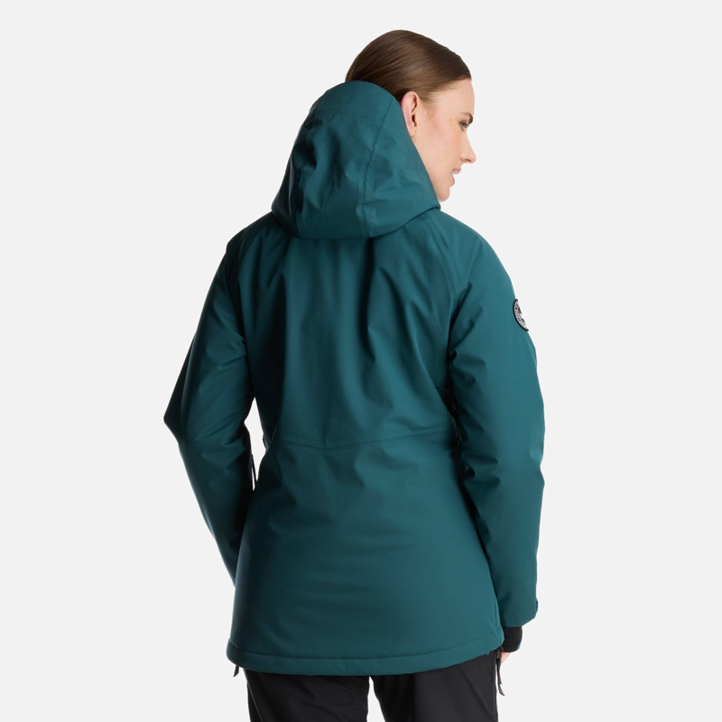CHAQUETA MUJER ANDES B-DRY HOODY JACKET VERDE BOSQUE LIPPI - 5