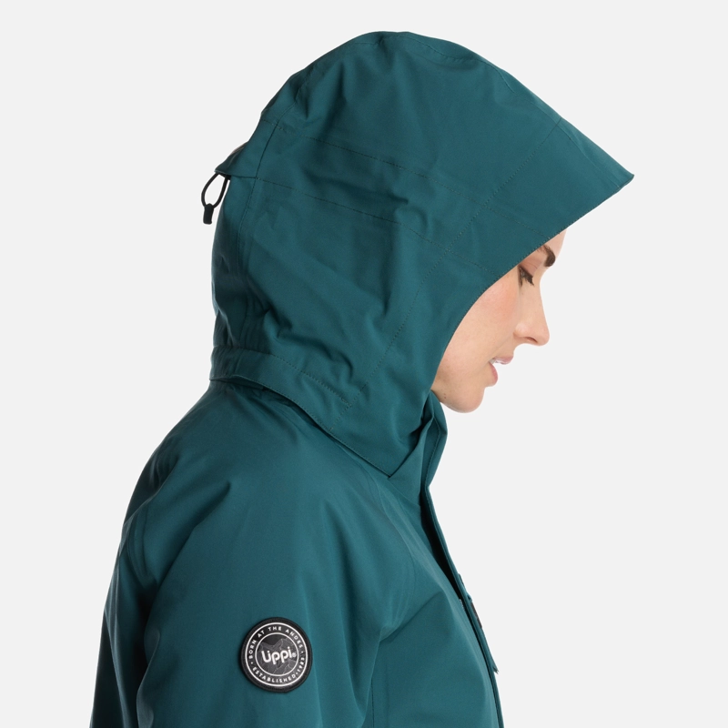 CHAQUETA MUJER ANDES B-DRY HOODY JACKET VERDE BOSQUE LIPPI - 7