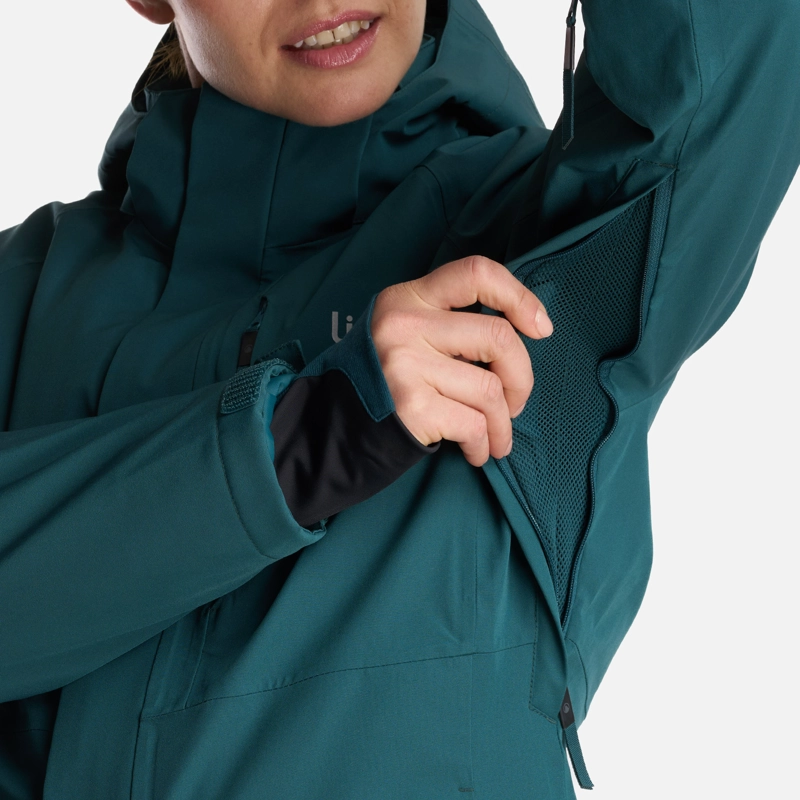 CHAQUETA MUJER ANDES B-DRY HOODY JACKET VERDE BOSQUE LIPPI - 9