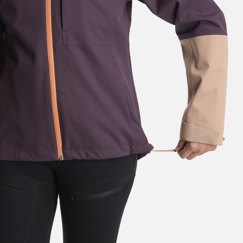 CHAQUETA MUJER MASSIF B-DRY HOODY JACKET MORADO OSCURO LIPPI - 8
