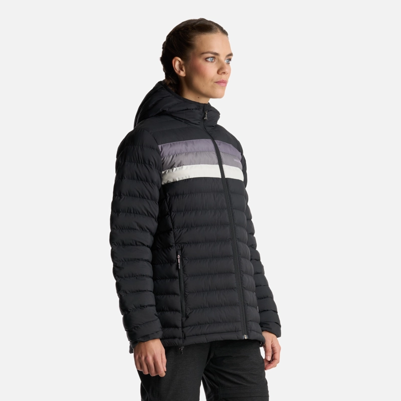 CHAQUETA MUJER INFIERNILLO CON GORRO NEGRO HAKA HONU - 3
