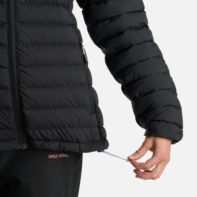 CHAQUETA MUJER INFIERNILLO CON GORRO NEGRO HAKA HONU - 8