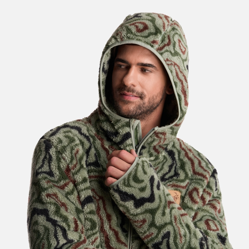 POLERON HOMBRE CALUR-OSO PRINT VERDE HAKA HONU - 5