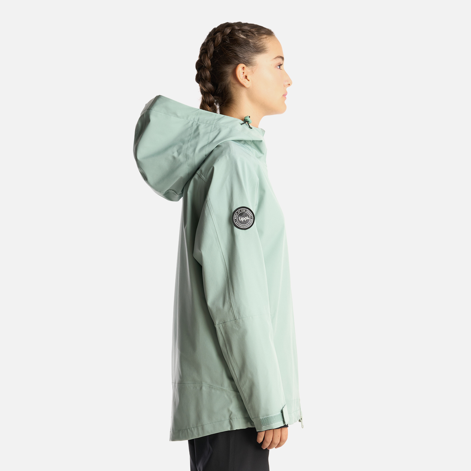 CHAQUETA NIÑA LIPPI VERDE TEEN GIRL SIERRA NEVADA B-DRY LIGHT HOODY JACKET JADE - 4
