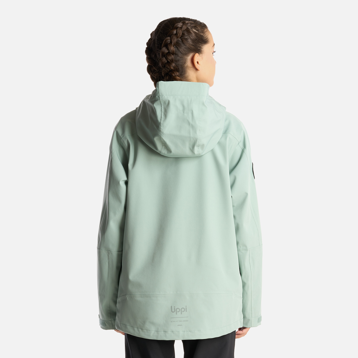 CHAQUETA NIÑA LIPPI VERDE TEEN GIRL SIERRA NEVADA B-DRY LIGHT HOODY JACKET JADE - 5