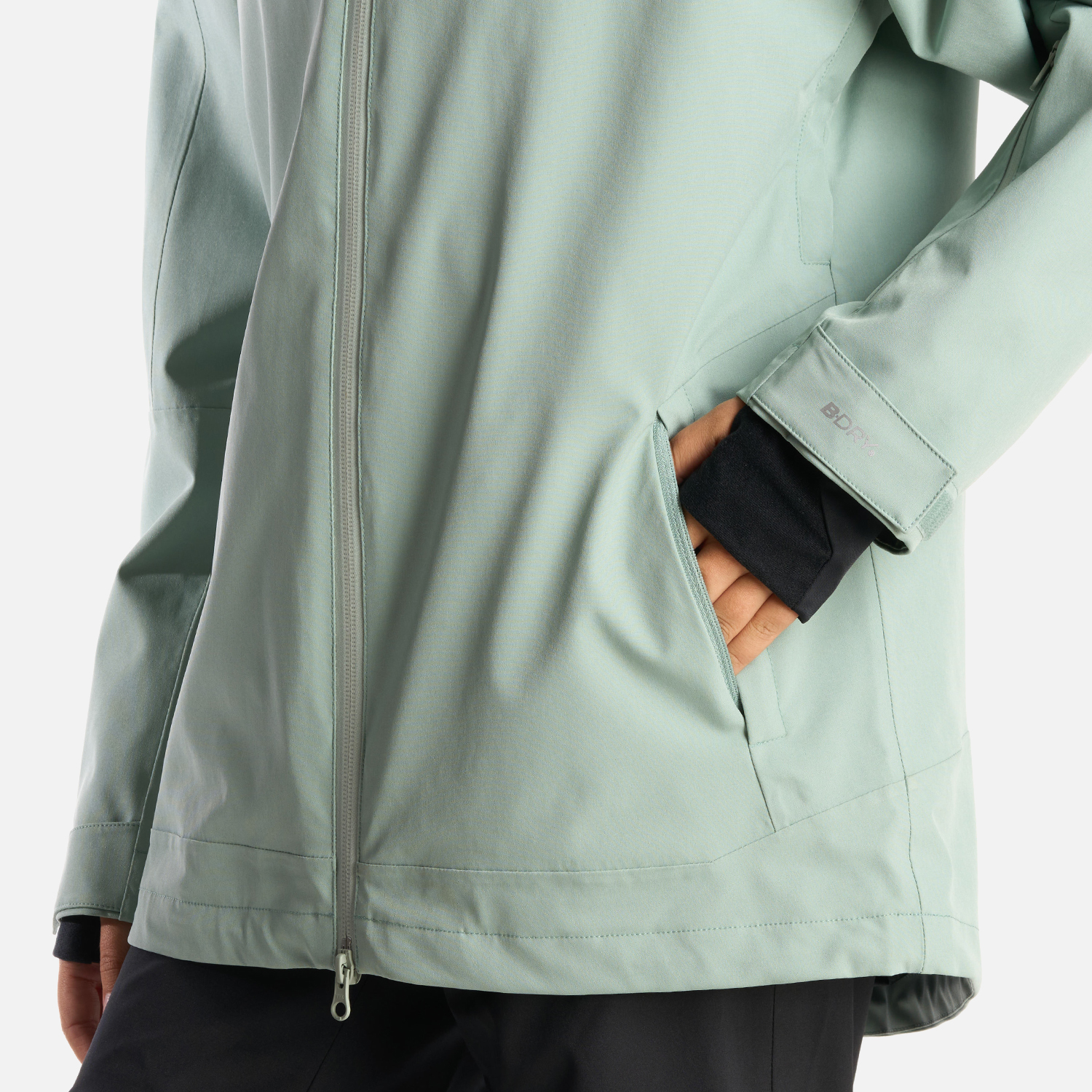 CHAQUETA NIÑA LIPPI VERDE TEEN GIRL SIERRA NEVADA B-DRY LIGHT HOODY JACKET JADE - 9