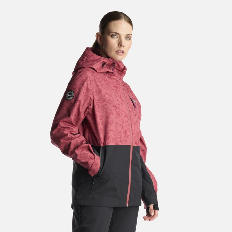 CHAQUETA MUJER SIERRA NEVADA LIGHT B-DRY HOODY JACKET PRINT ROSA LIPPI - 3
