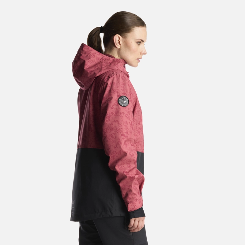 CHAQUETA MUJER SIERRA NEVADA LIGHT B-DRY HOODY JACKET PRINT ROSA LIPPI - 4