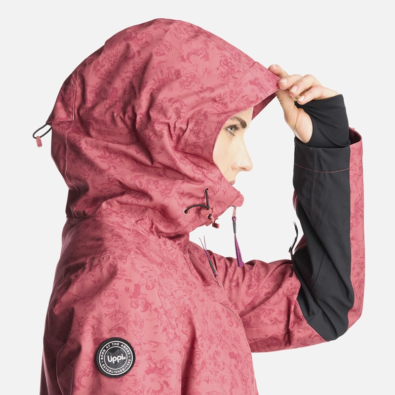 CHAQUETA MUJER SIERRA NEVADA LIGHT B-DRY HOODY JACKET PRINT ROSA LIPPI - 6