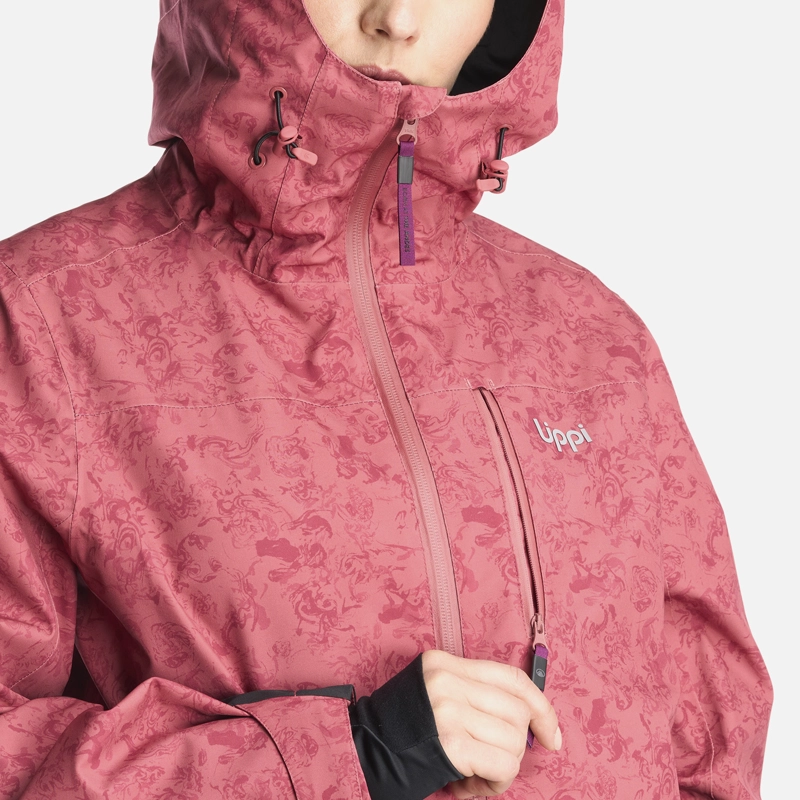 CHAQUETA MUJER SIERRA NEVADA LIGHT B-DRY HOODY JACKET PRINT ROSA LIPPI - 7