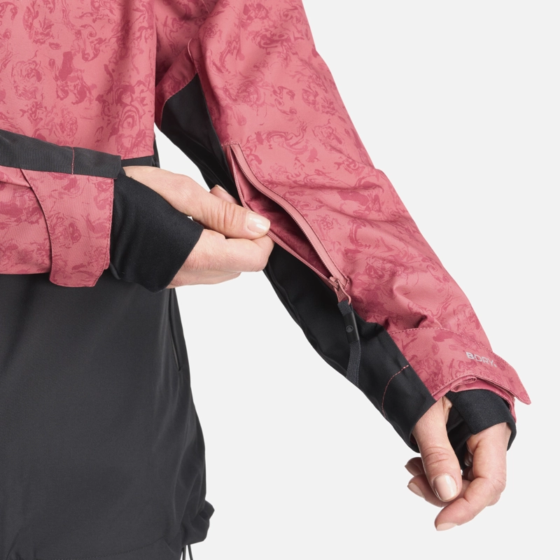 CHAQUETA MUJER SIERRA NEVADA LIGHT B-DRY HOODY JACKET PRINT ROSA LIPPI - 9