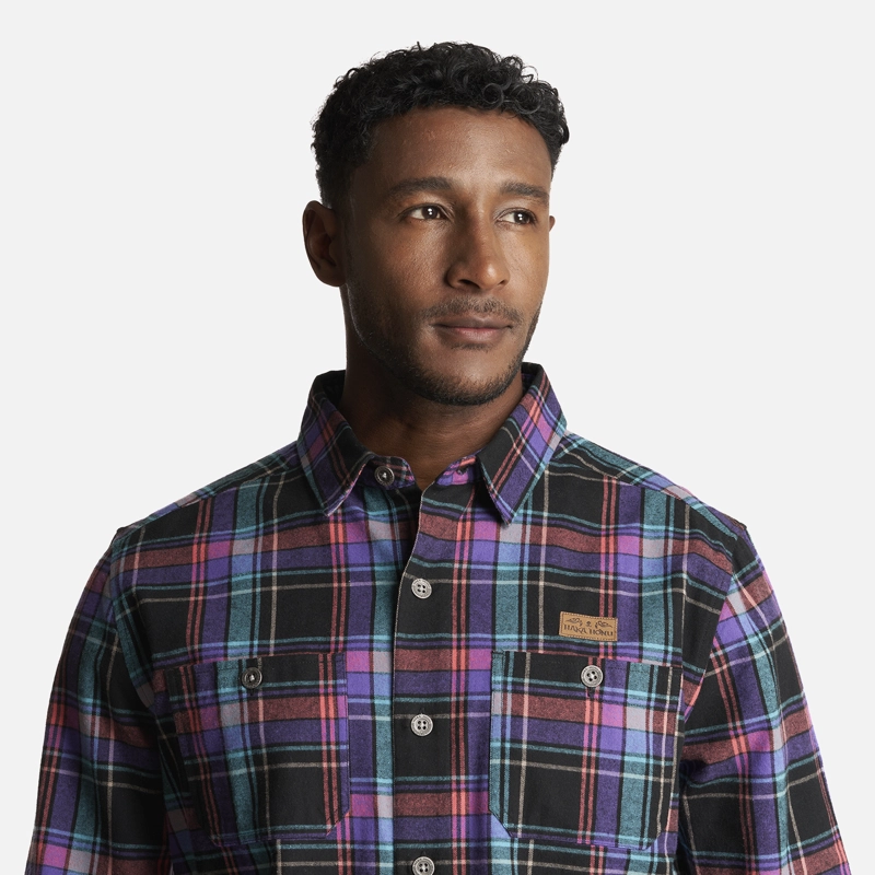 CAMISA HOMBRE HACHAZO PRINT NEGRO HAKA HONU - 4