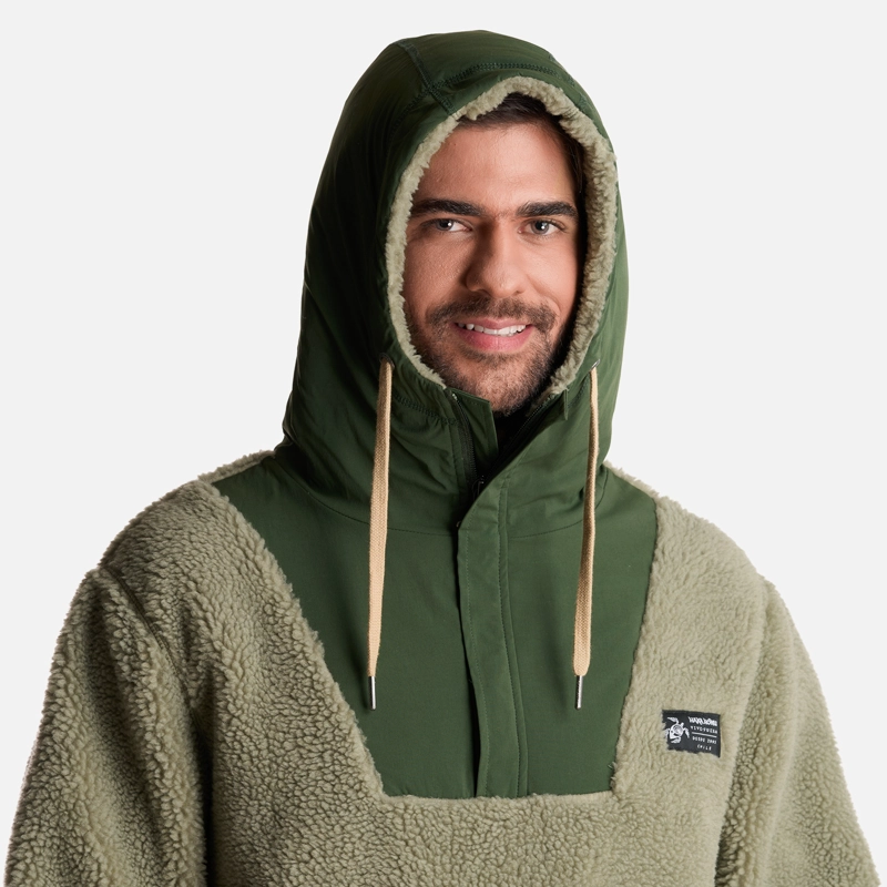POLERON HOMBRE CHI-PORRITO VERDE CLARO HAKA HONU - 5