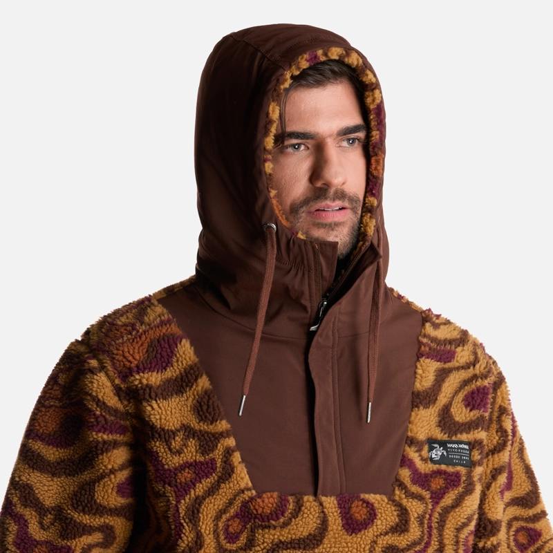POLERON HOMBRE CHI-PORRITO PRINT TOSTADO HAKA HONU - 5