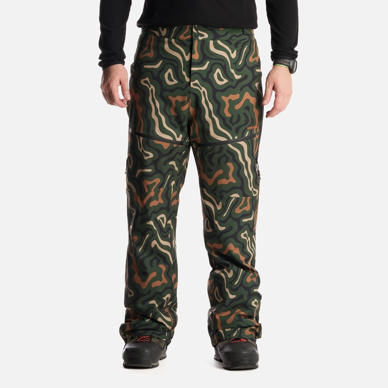 PANTALON HOMBRE HAKA HONU VERDE MILITAR KUNK PRINT - 1