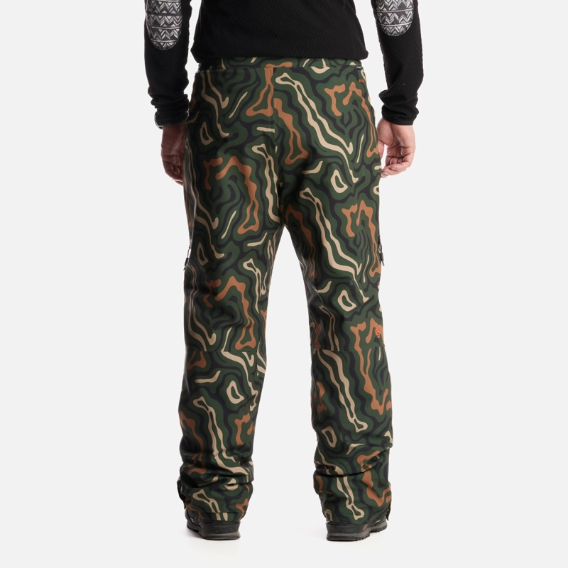 PANTALON HOMBRE HAKA HONU VERDE MILITAR KUNK PRINT - 4