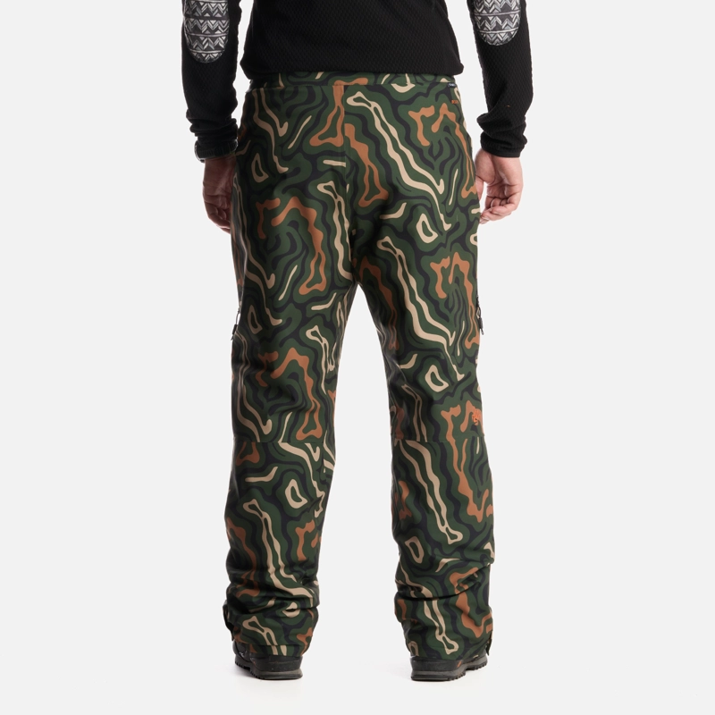 PANTALON HOMBRE HAKA HONU VERDE MILITAR KUNK PRINT - 4