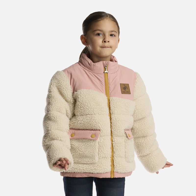CHAQUETA NIÑA MINI BOMBASTIC BEIGE HAKA HONU - 1