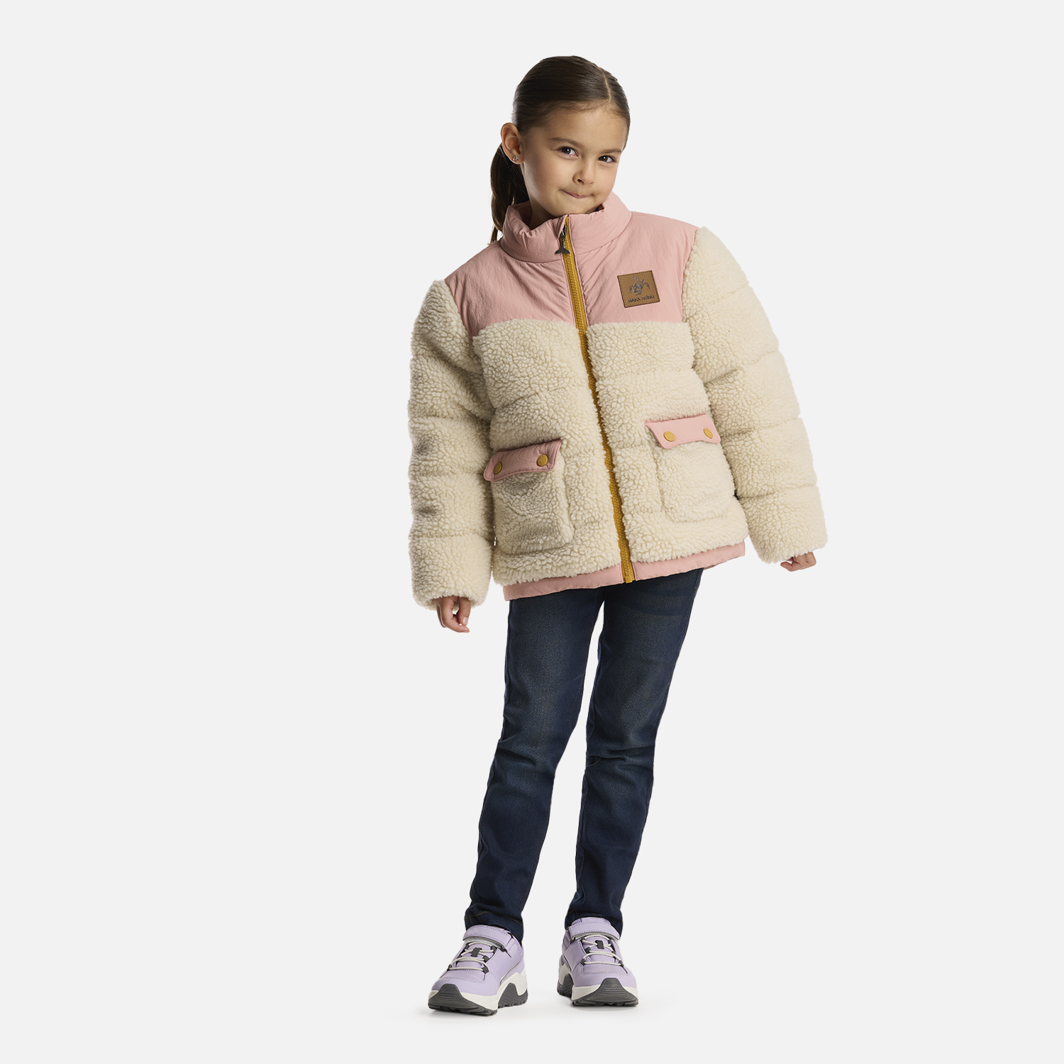 CHAQUETA NIÑA MINI BOMBASTIC BEIGE HAKA HONU - 4