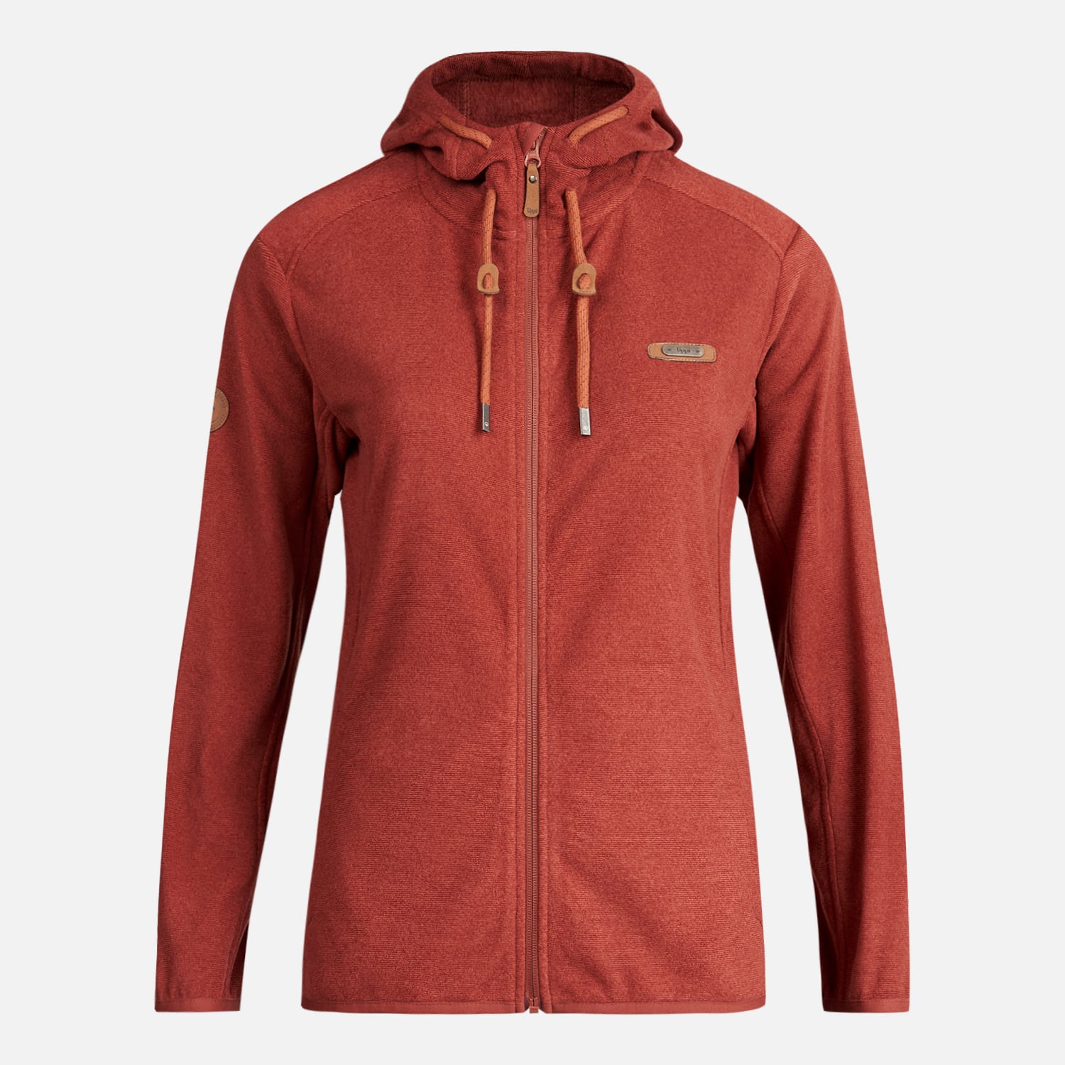LIPPI POLERÓN NIÑA LIPPI TERRACOTA TEEN GIRL STRIPES NANO-F FULL ZIP HOODY