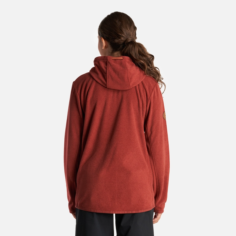 POLERÓN NIÑA LIPPI TERRACOTA TEEN GIRL STRIPES NANO-F FULL ZIP HOODY - 4