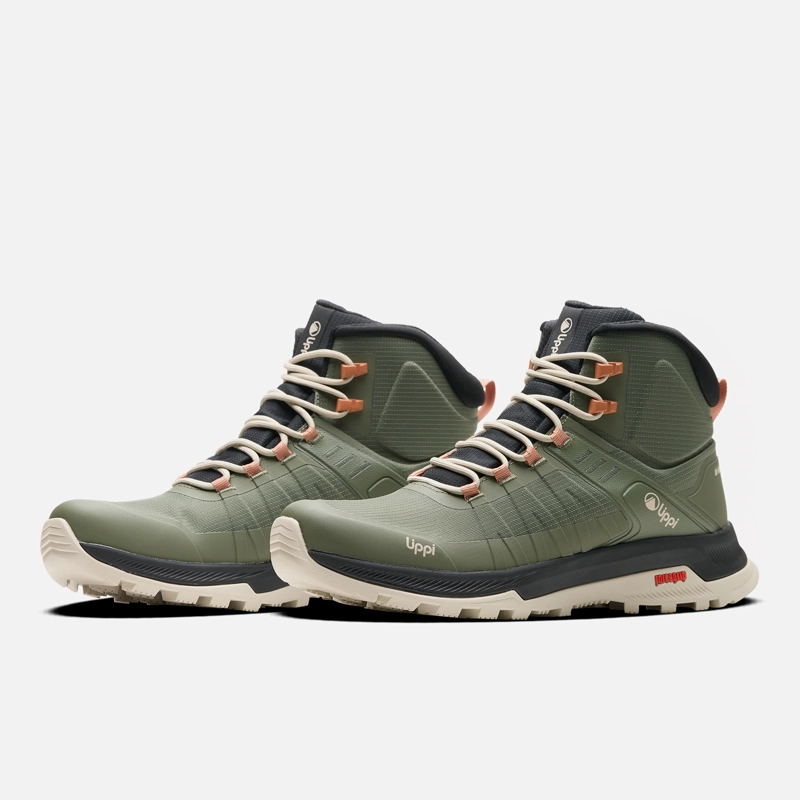 ZAPATILLAS MUJER LIPPI VERDE VULCANO IRON STONE MID BDRY - 4