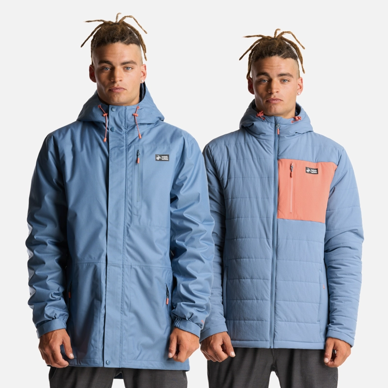 HAKA HONU CHAQUETA HOMBRE PERRO GUAPO PRO AZUL PIEDRA HAKA HONU