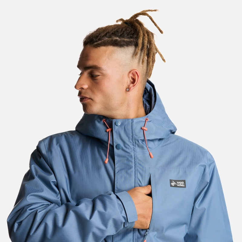 CHAQUETA HOMBRE PERRO GUAPO PRO AZUL PIEDRA HAKA HONU - 7