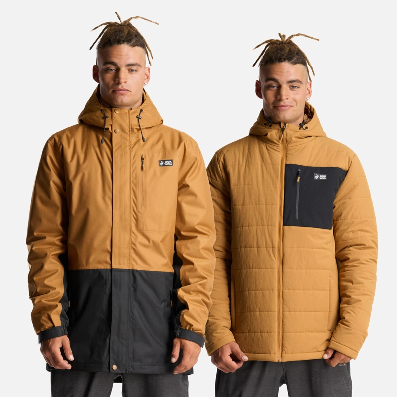 CHAQUETA HOMBRE PERRO GUAPO PRO MOSTAZA HAKA HONU - 1