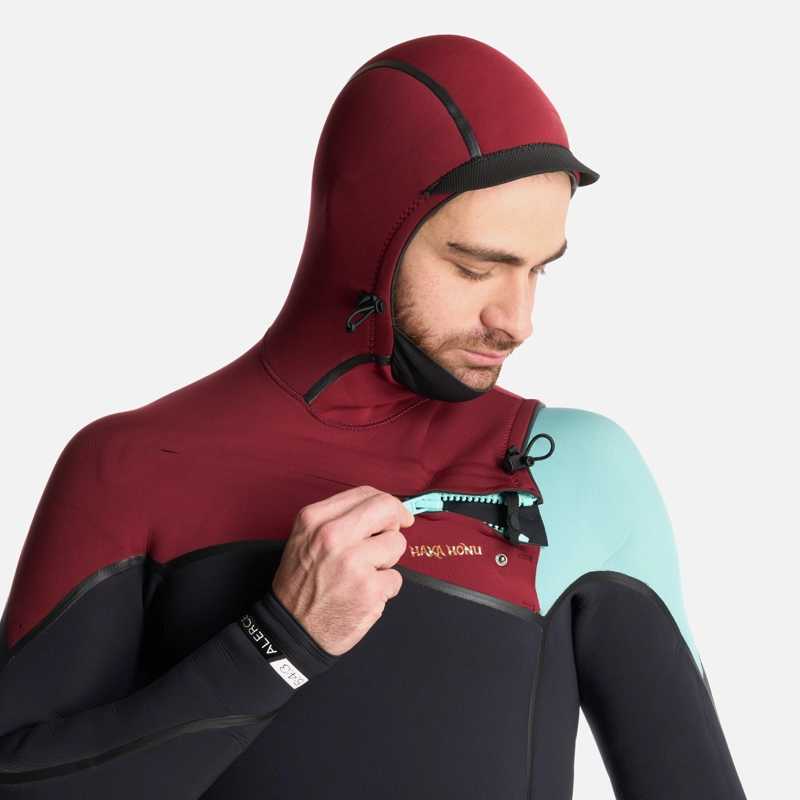 TRAJE SURF HOMBRE HAKA HONU NEOPRENO ALERCE 0.211145833333333 NEGRO - 4