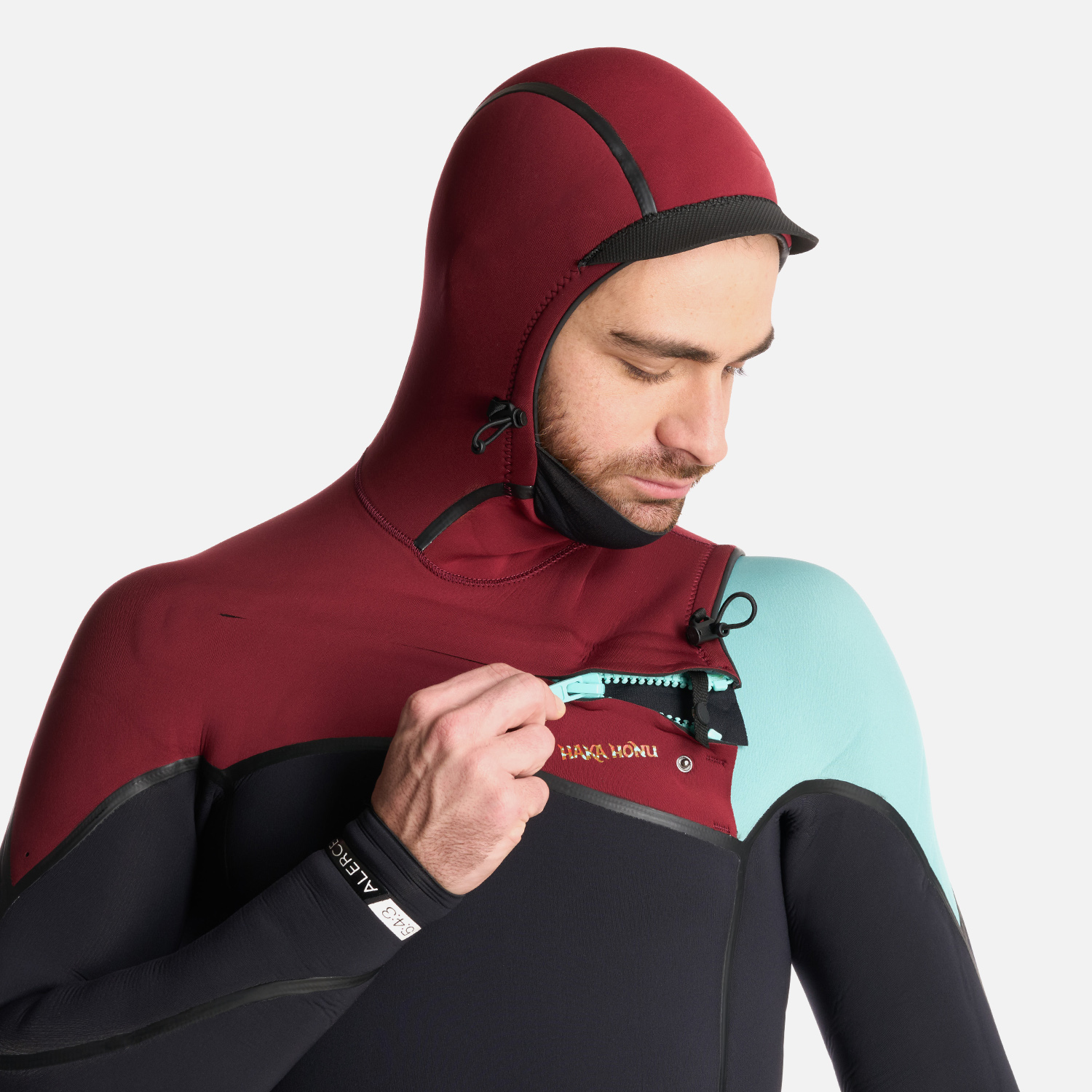 TRAJE SURF HOMBRE HAKA HONU NEOPRENO ALERCE 0.211145833333333 NEGRO - 4