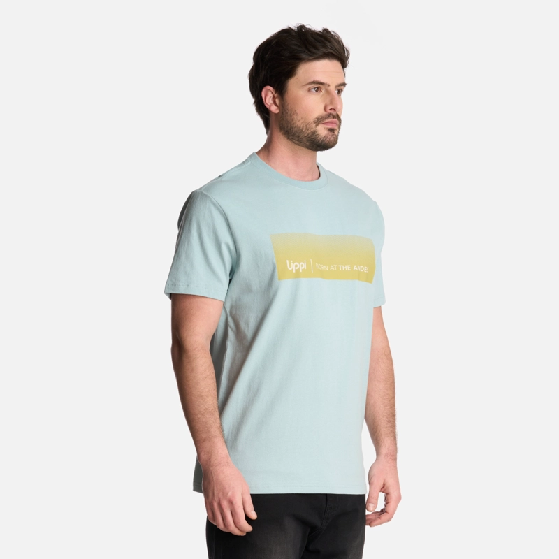 POLERA HOMBRE LOGO LIPPI FRONT PRINT T-SHIRT CELESTE LIPPI - 2