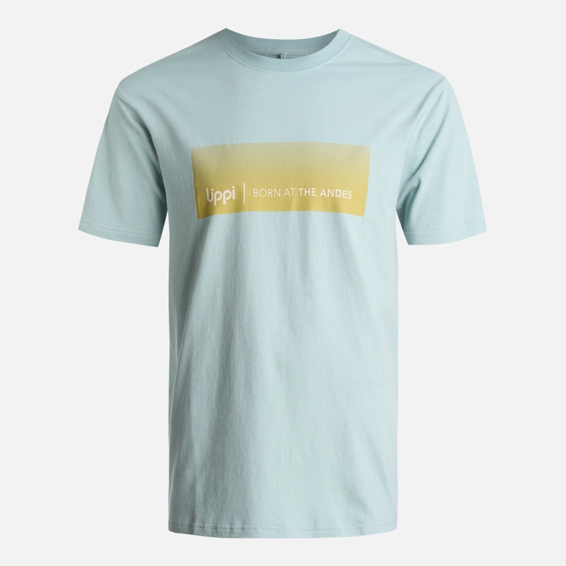 POLERA HOMBRE LOGO LIPPI FRONT PRINT T-SHIRT CELESTE LIPPI - 6