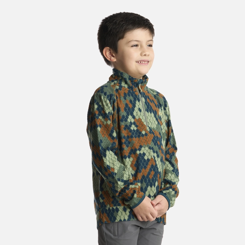 POLERÓN NIÑO LIPPI VERDE SALTAMONTES NANO-F 14 ZIP PRINT - 2